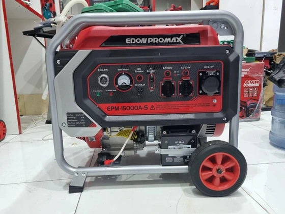 موتور برق بنزینی ادون مدل EPM-15000A-S ظرفیت ۱۲ کیلووات تک فاز