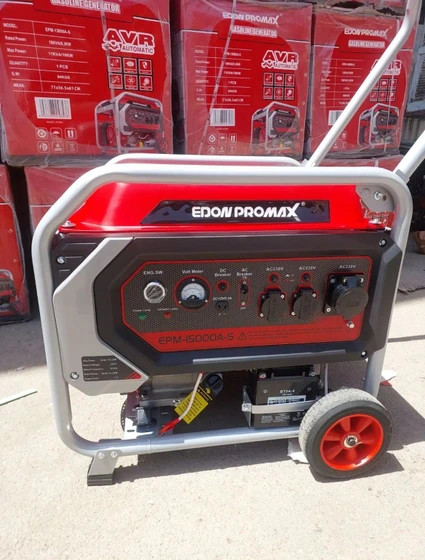 موتور برق بنزینی ادون مدل EPM-15000A-S ظرفیت ۱۲ کیلووات تک فاز