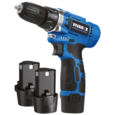 دریل شارژی ویوارکس مدل VR1215V ظرفیت ۱۲ ولت با ۲ باتری اتوماتیک